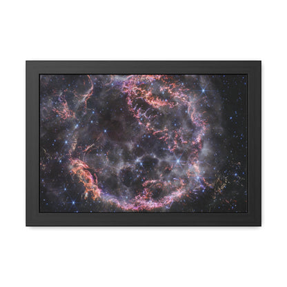 Cassiopeia A, Hand Crafted Wooden Framed Poster