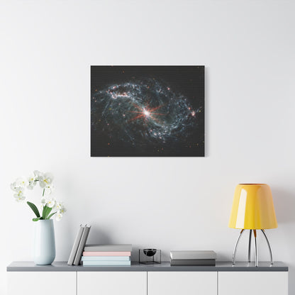 Intricate Networks of Gas and Dust in Nearby Galaxies, Satin Canvas, Stretched