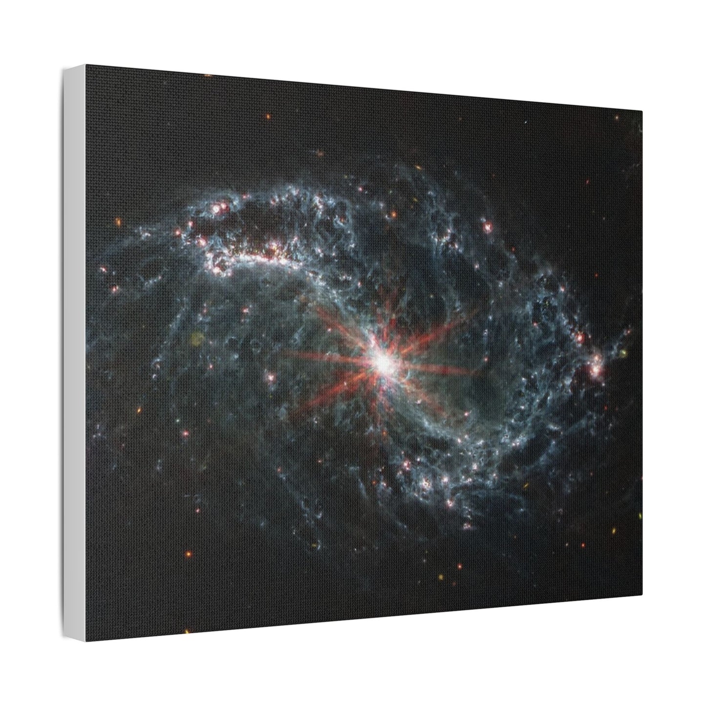 Intricate Networks of Gas and Dust in Nearby Galaxies, Satin Canvas, Stretched