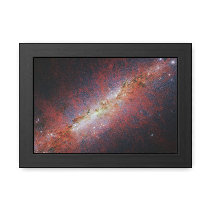 M82, Satin Hand Crafter Wooden Framed Poster