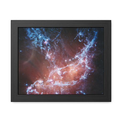 NGC 346, Hand Crafted Wooden Framed Poster