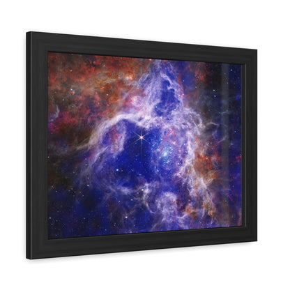 The Tarantula Nebula, Hand Crafter Wooden Framed Poster